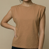 Kit Camisetas Luisa - Marrom, Caramelo, Preto, Off e Lilás