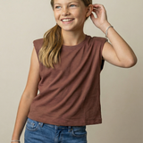 Camiseta Infantil Luisa Chocolate