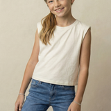 Camiseta Infantil Luisa Off White