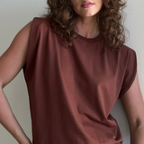 Camiseta Feminina Najla Marrom