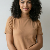 Camiseta Feminina Flavia Caramelo
