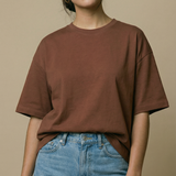 Camiseta Oversized Lilia Marrom
