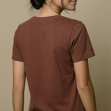 Camiseta Feminina Manuela Marrom