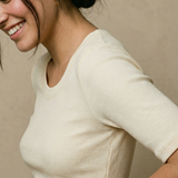 Blusa Feminina 3/4 Canelada Roberta Off