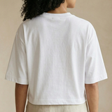 Camiseta Cropped com Tricot Samara Off