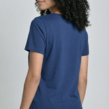 Camiseta Feminina Manuela Azul