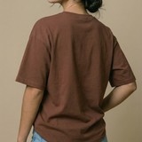 Camiseta Oversized Lilia Marrom