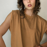 Camiseta Feminina Najla Caramelo