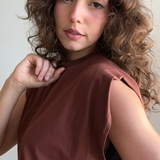 Camiseta Feminina Najla Marrom