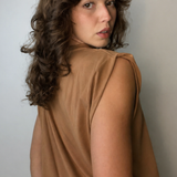 Camiseta Feminina Najla Caramelo