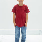 Camiseta Infantil Raphael Bordô